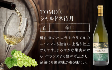 ワイン TOMOE シャルドネ 待月 白 辛口 750ml×2本 広島 三次ワイナリー [APAZ101] 白ワイン