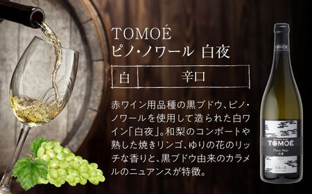 白ワイン TOMOE 白夜 白 辛口 ピノ・ノワール 750ml×2本 広島 三次ワイナリー [APAZ103] ワイン