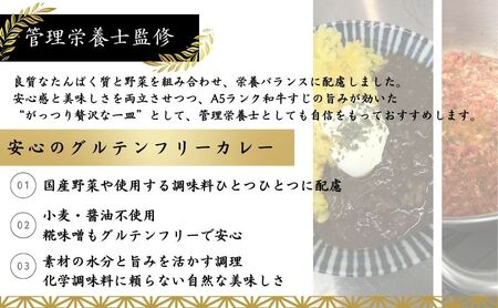 A5ランク国産和牛すじ煮込みカレー 800g（辛口200g×4パック） 福寿 グルテンフリー 管理栄養士監修｜明石市 人気 お取り寄せ 国産牛肉 高級レトルト 惣菜 ご飯のお供 おかず ご当地カレー 常温 保存食 長期保存 兵庫