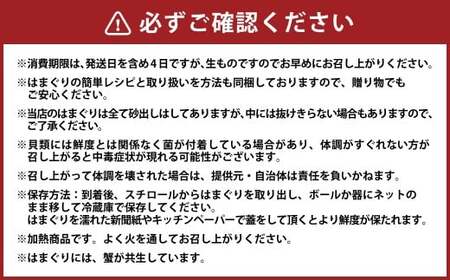【指定日必須】 蓄養はまぐり 3年～6年もの 500g ハマグリ 蛤 貝 カイ 魚介 魚介類 海鮮 海の幸 冷蔵