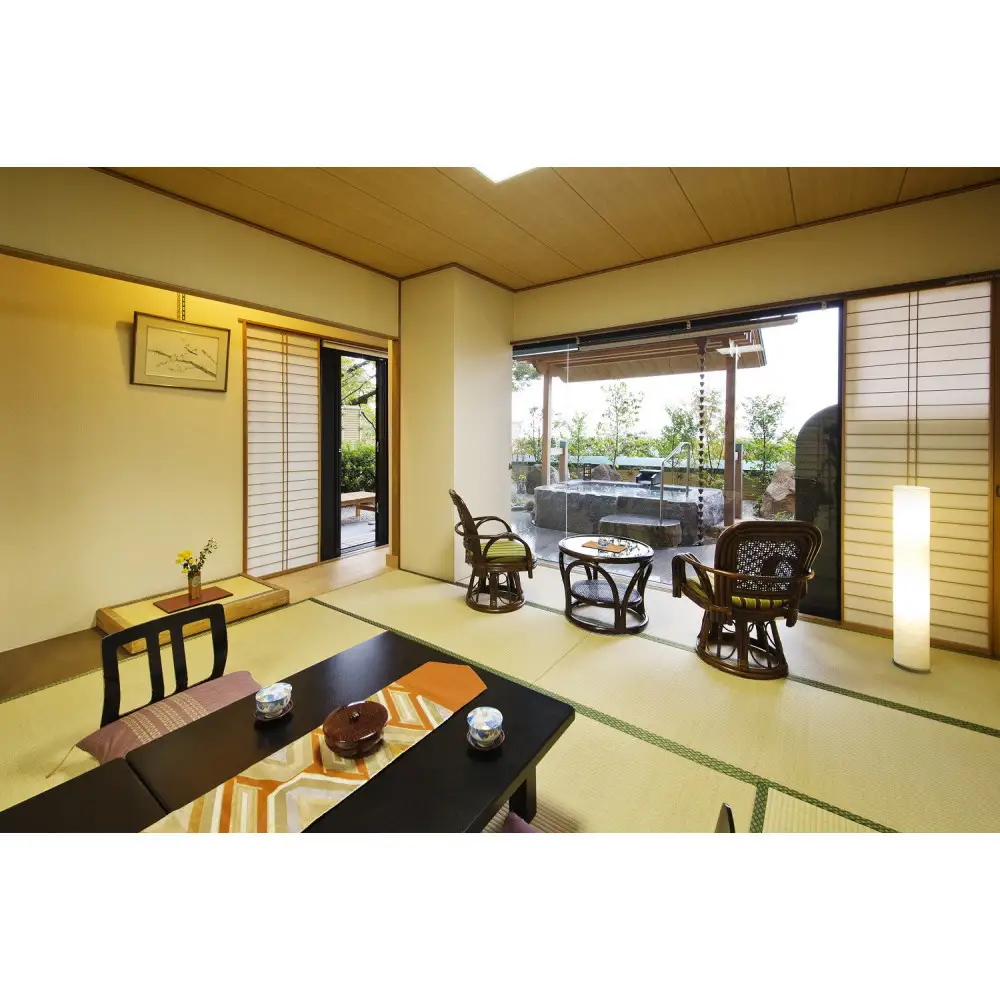 【夕凪の湯　ＨＯＴＥＬ花樹海】平休日1泊2食付 ペア宿泊券《岩露天風呂付和室》