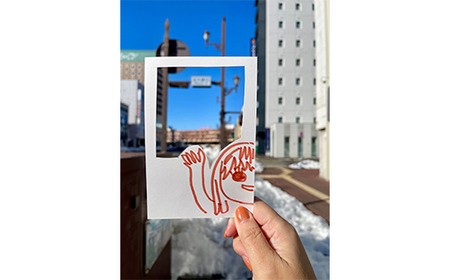 【ふるさと納税】★北海道釧路市在住イラストレーターの絵はがき制作講座★ 体験 アーティスト デザイナー イラストレーター イラスト アート 思い出 記念 写真 旅 トラベル 観光 自然 北海道 釧路市 F4F-9162