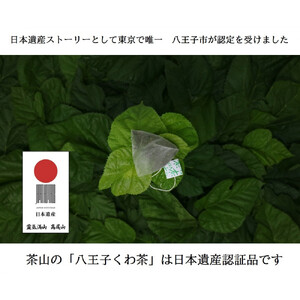 高尾の山里 八王子産桑の葉100％ティーバック(2ｇ×11個)2袋