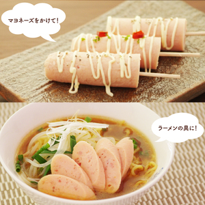 訳あり 霧島黒豚入り魚肉ソーセージ 2種 プレーン 唐辛子入り 各20本 40食セット │ｳｲﾝﾅｰ ｳｲﾝﾅｰｿｰｾｰｼﾞ IR