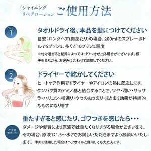 ルミエア クレンジング 200ml・ヴェルモア ヘアパック 150g・シャイニング リペアローション 200ml セット｜リペア ヘアケア ダメージケア シャンプー トリートメント ウォータートリートメント [3206]