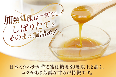 AJ443 はちみつ 国産 百花蜜 250g 1個 日本ミツバチ 純粋 100% [ 安中梅林を育てる会 蜂蜜 ハチミツ 非加熱 無添加 長崎県 島原市 ]