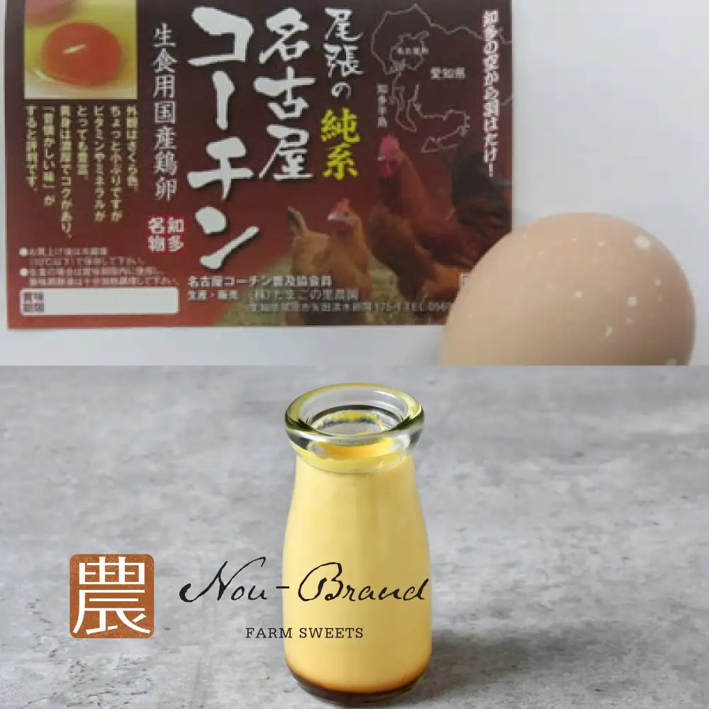 名古屋コーチン卵　プリン（６個入り）