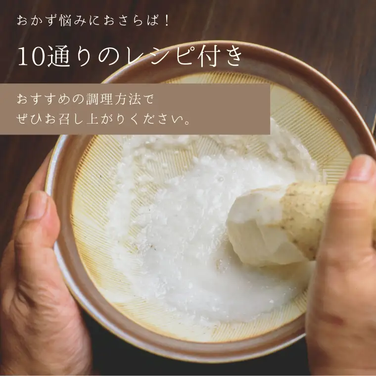 味に自信あり！北八ヶ岳の長芋　2.5キロ　レシピ付き［NK-111］
