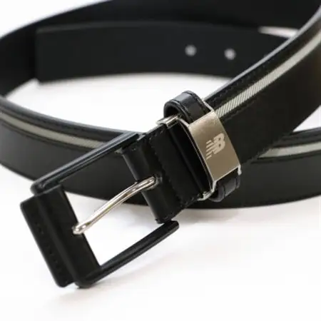 ニューバランスゴルフ　シンセティックレザーラインベルト　Unisex　ブラック　6982002【1646510】