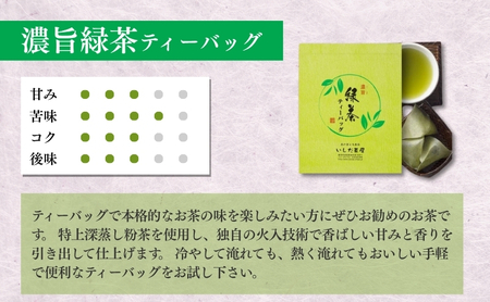 お茶 定期便 6ヵ月 いしだ茶屋 ティーバッグ 煎茶 定期 6回