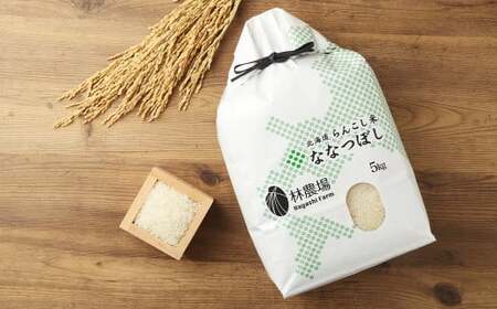 ＜令和7年産＞らんこし米（ななつぼし）5kg（林農場）