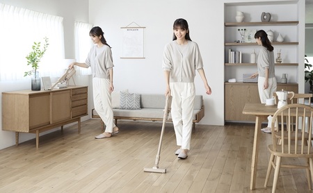 充電式サイクロンスティッククリーナー SCD-124P-HC グレージュ 掃除機 コードレス MagiCaleena マジカリーナ アイリスオーヤマ クリーナー サイクロン 軽量 スタンド 軽い 充電スタンド 充電式 掃除 家電 ギフト おすすめ 人気 アイリス