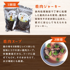 【定期便】栄養満点！ペットおやつ定期便 鹿肉 バランスセット 【全3回】 079-T01