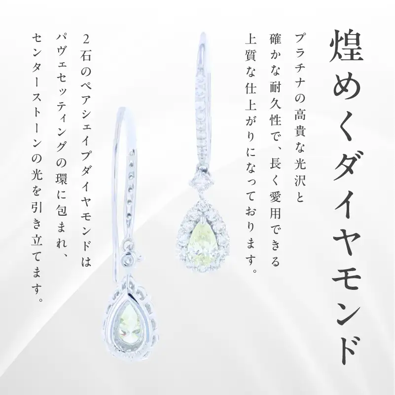 ARC-EN-CIEL PTダイヤピアス(計0.77ct)