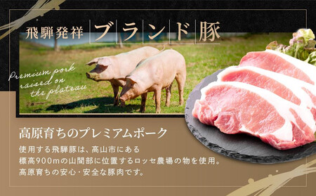 飛騨豚 とんかつ用 ロース 1kg（約10枚入り） | 国産 豚 飛騨 高山 とんかつ 肉 食品 人気 おいしい たっぷり ファミリーストアさとう CY040VC13