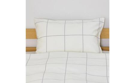 ホームコーディ　まくらカバー（柄） 43cm×63cmまくら用 ホワイト1 イオンリテール 寝具