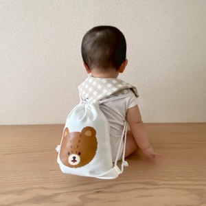 [tulip bear (チューリップベア)] おおきなくまのナップサック★イラスト：hanaさん [0811]