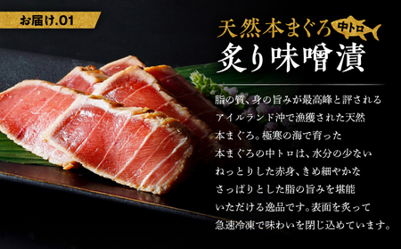 天然本まぐろ 中とろ 2種 食べ比べ セット（C209） M019-023 冷凍 マグロ