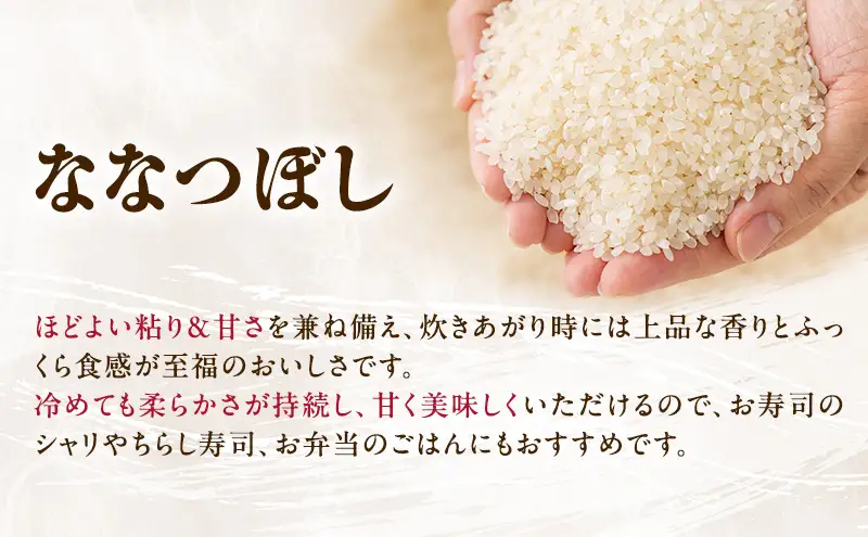 【隔月3回定期便】北海道産 ななつぼし 精米 20kg 米 特A 獲得 白米 ごはん 定期便 定期配送 隔月3回 道産米 ブランド米 20キロ お米 ご飯 米 北海道米 JAふらの ホクレン ホクレン米 送料無料 北海道 富良野市