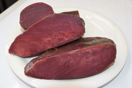 広熊ジビエの鹿肉 ももブロック約1kg【鹿肉 鹿 ジビエ 鹿肉ブロック もも肉 赤身肉 高タンパク 低脂肪 ヘルシー ステーキ ロースト BBQ お取り寄せ 広熊ジビエ】 19-8