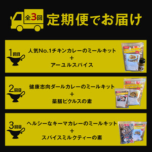 【定期便】スパイスカレーの厳選ミールキットとおすすめスパイス商品