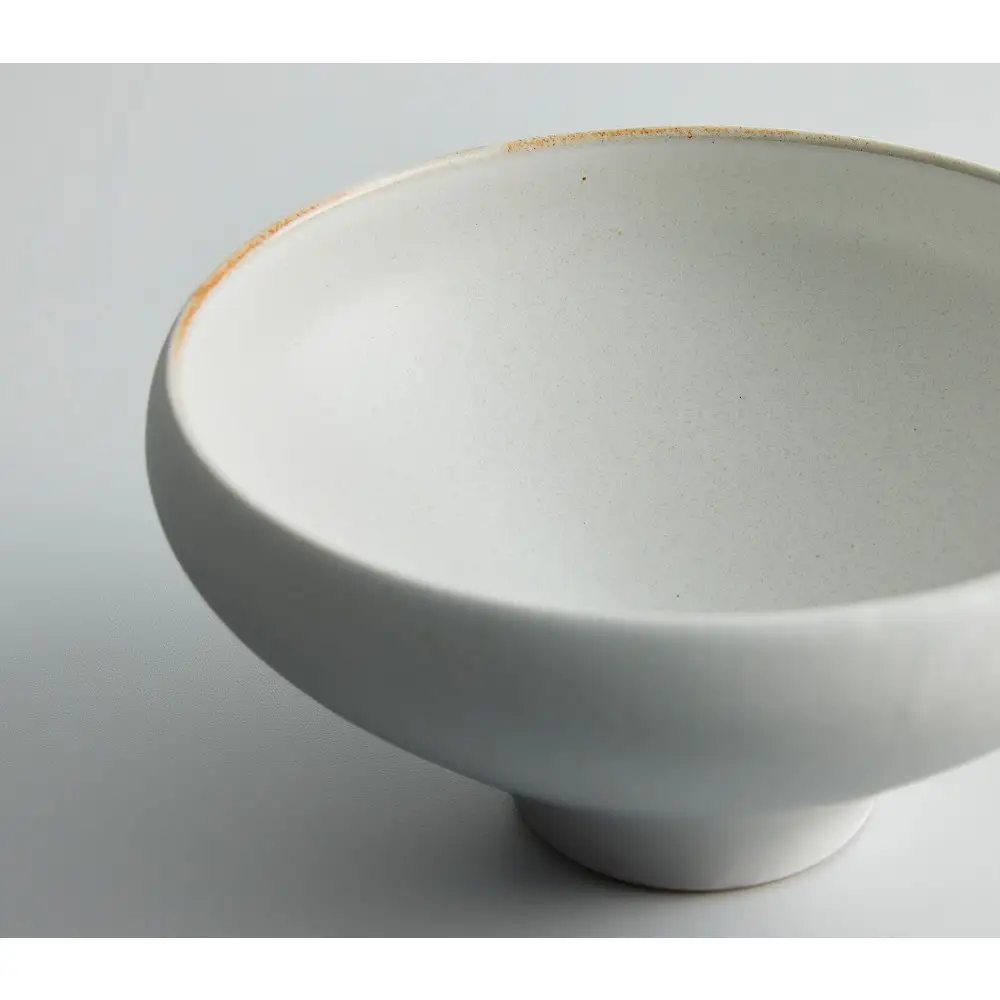 Tableware Deep Bowl Curveペアセット18cm 乳白