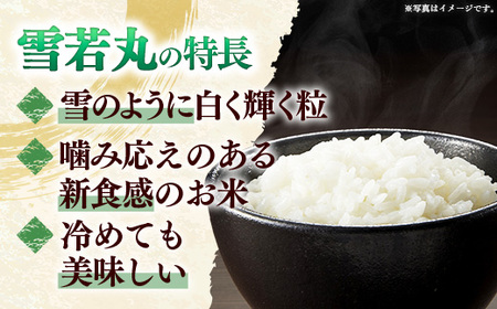 飯豊町産 雪若丸 玄米 30kg 令和7年産 おこめ ごはん 銘柄 ブランド米 山形県 飯豊町