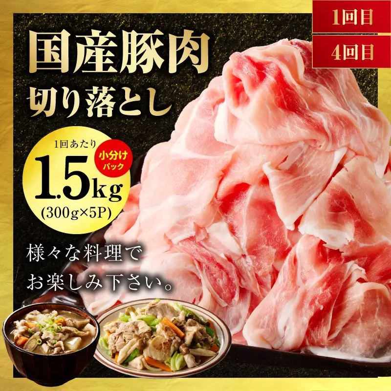 国産 牛肉 豚肉 鶏肉 定期便 6回 総量 8.4kg 
