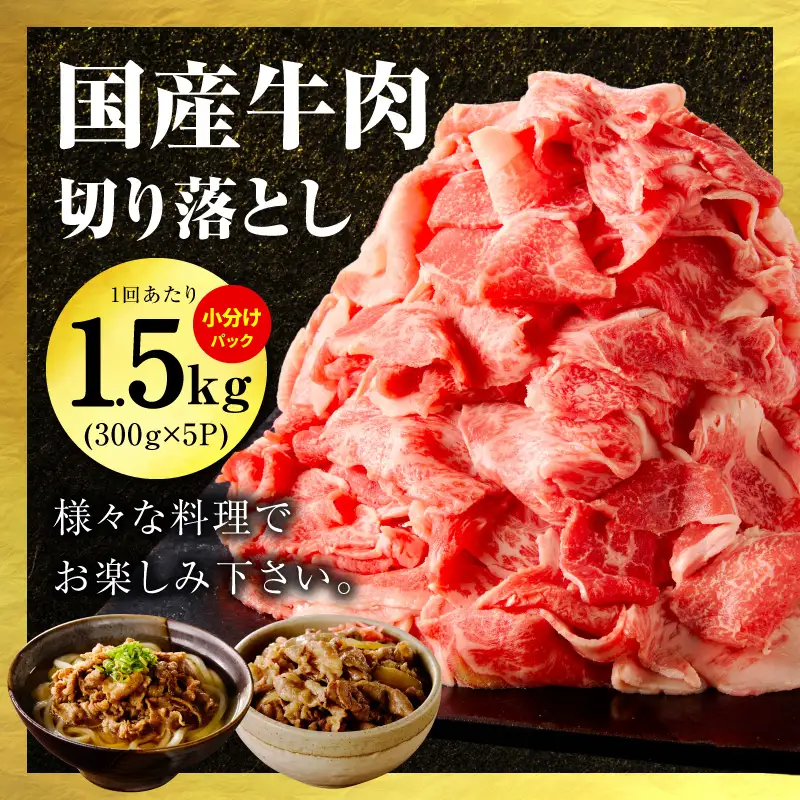 国産 牛肉＆豚肉＆鶏肉 まんぷく 定期便 5kg×3回