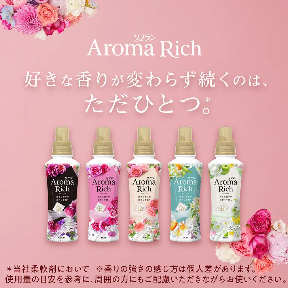 ソフランアロマリッチ　ダイアナ柔軟剤　つめかえ用750ml×6　柔軟剤