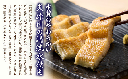 炭火手焼きうなぎ白焼き3尾 化粧箱入（1尾あたり155g以上）・S103