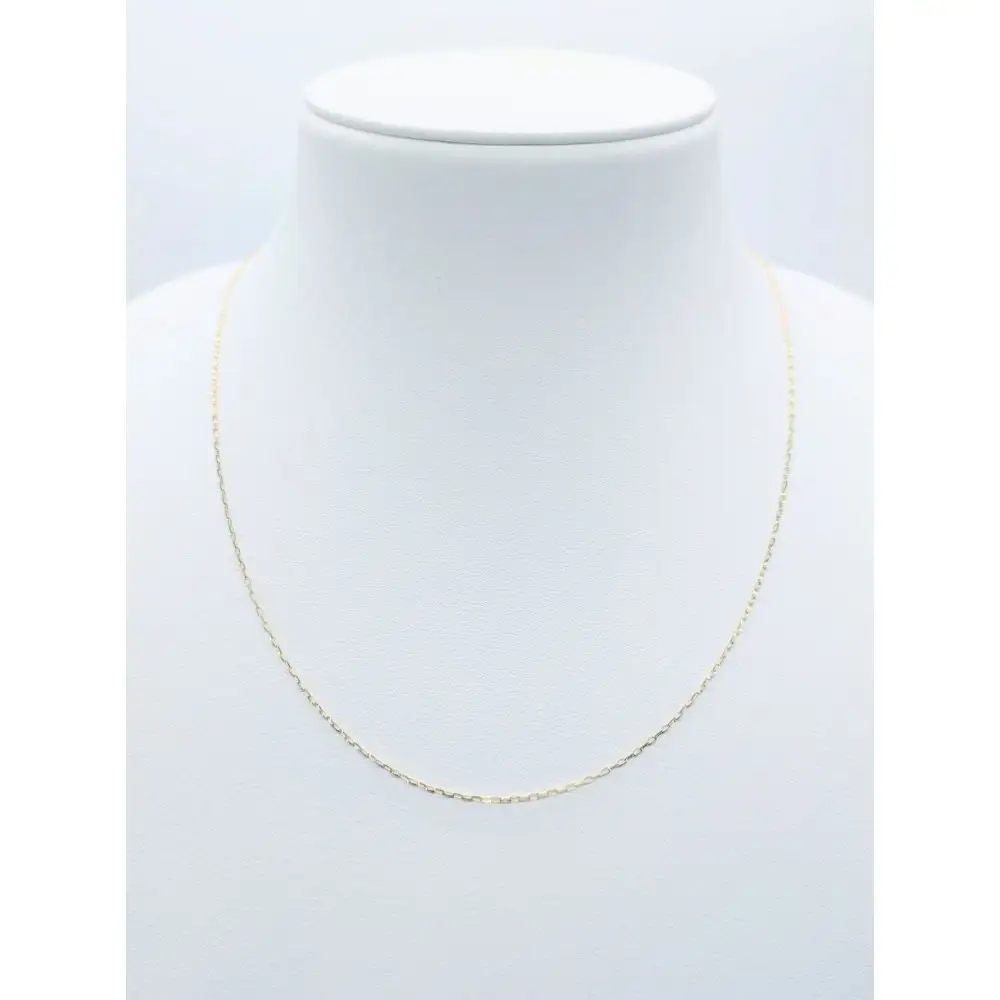 【18金イエローゴールドネックレス グリームカット長小豆0.3 45cm】｜ネックレス ジュエリー アクセサリー