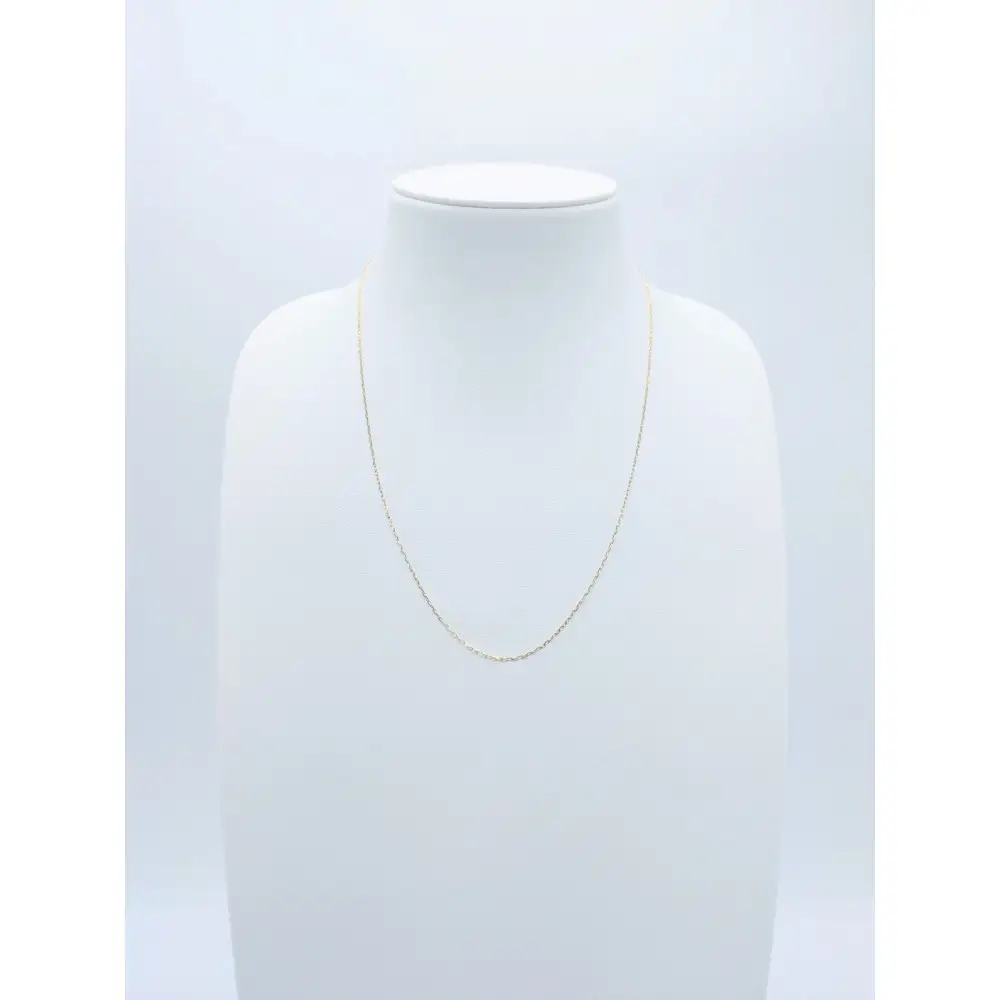 【18金イエローゴールドネックレス グリームカット長小豆0.3 50cm】 ｜k18 ゴールド ネックレスアクセサリー