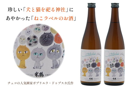 日本酒 辛口 純米カンタービレ 720ml 2本 セット [米鶴酒造 山形県 高畠町 tk06ays710013]
