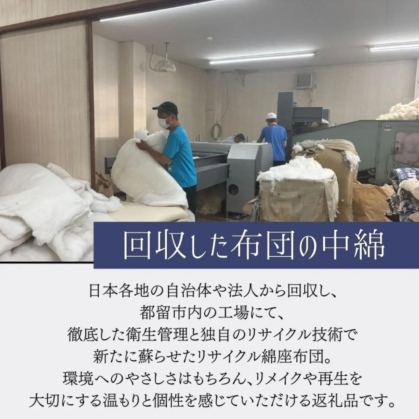 【再生綿使用】座布団