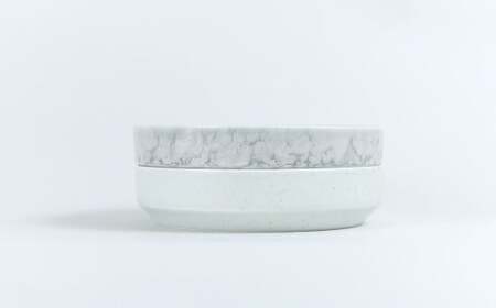 有田焼 17cm カットボウル（グレーうのふ・鉄粉釉）2点 セット【金善製陶所】和食器 食器 器 うつわ 鉢 小鉢 おしゃれ ギフト A24-205