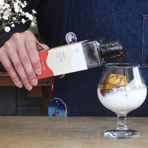 コーヒー カフェオレベース2本セット カフェオレ 珈琲 セット 牛乳 割るだけ 簡単 本格的 濃縮タイプ 体に優しい 淹れたて カフェ 加糖 無糖 化粧箱 市原市 千葉県