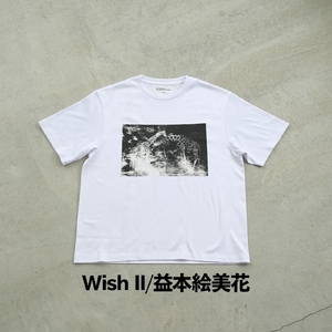 ＜新登場＞VOICE GATHERING アートプリントT-Shirt(Wish II・Mサイズ・1枚) Tシャツ 半袖 トップス ホワイト 白 クルーネック M L サイズ アート デザイン 前面 プリント アーティスト デザイナー 【m103-01-masumoto01-Ｍ】【パルファン】
