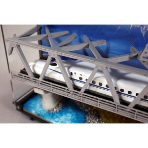 鉄道模型 走る情景(ジオラマ)シリーズ《N700S新幹線「のぞみ」》 0055-018-S07