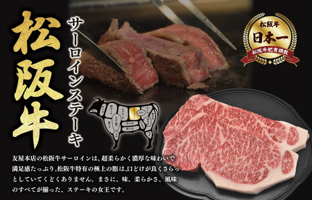 松阪牛サーロインステーキ約200g×2枚　NT13