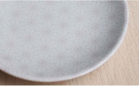 有田焼 かわいい色の麻の葉小皿 4枚セット【まるぶん】くすみカラー 食器 取皿 うつわ ギフト 小皿 かわいい A22-106