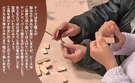 暮らしを彩る 木のアート そうぞうパズル A3サイズ