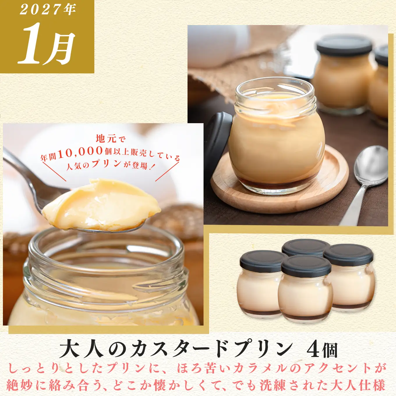 【定期便 3回】スイーツ ドルチェ チーズケーキ プリン シフォンケーキ 12～翌2月 デザート