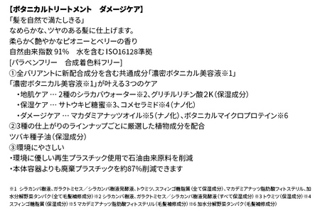 《訳あり品》 BOTANIST ボタニスト ボタニカルトリートメント 大容量詰替 単品【ダメージケア】