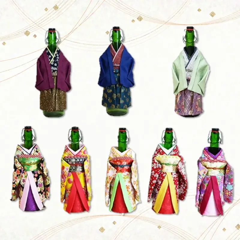 ワインのお着物（藤川さん）【038C-010】