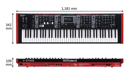 【Roland】パフォーマンス・キーボード/V-STAGE 76 【配送不可：離島】キーボード 静岡 浜松市
