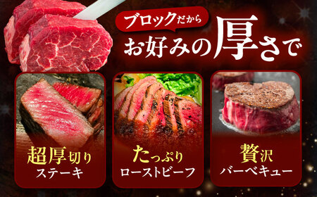 北海道 十勝 ハーブ牛 ヒレ ブロック 約 1kg 《足寄町》【株式会社ノベルズ食品】[BEAQ065]