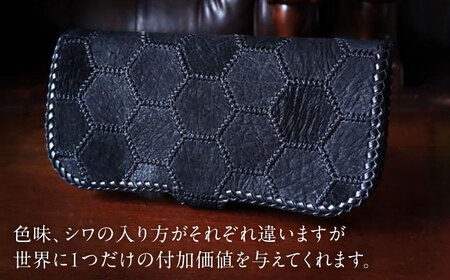 大村鯨革工芸 御財富 / 財布 長財布 革製品 / 大村市 銀職庵水主[ACZH006]
