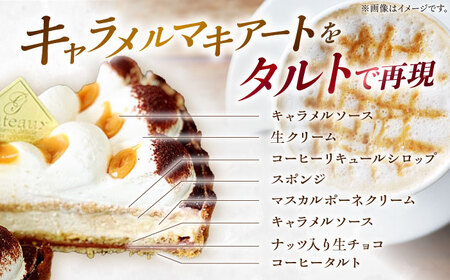【舌にあふれる季節感♪こだわりのサクサクタルト】キャラメルマキアートのティラミスタルト / タルト たると ケーキ タルトケーキ スイーツ デザート / 南島原市 / アトリエジジ [SAA010]