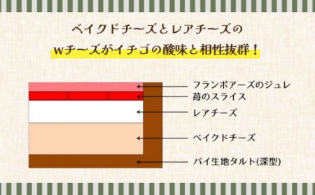 【舌にあふれる季節感♪こだわりのサクサクタルト】苺のWチーズと生チョコムースタルト2種セット / タルト たると ケーキ タルトケーキ スイーツ デザート / 南島原市 / アトリエジジ [SAA013]